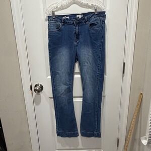Vigoss Women Marley Bootcut Mid Rise Blue Jeans Size 33